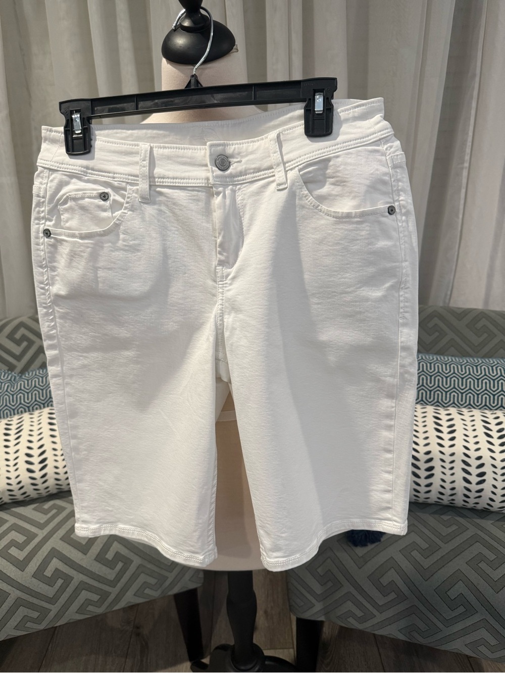 Tommy Bahama White Bermuda Shorts